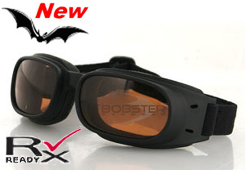Piston Amber Lens Goggles, by Bobster